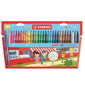 Stabilo Power viltstiften – Etui (karton) 30stuks