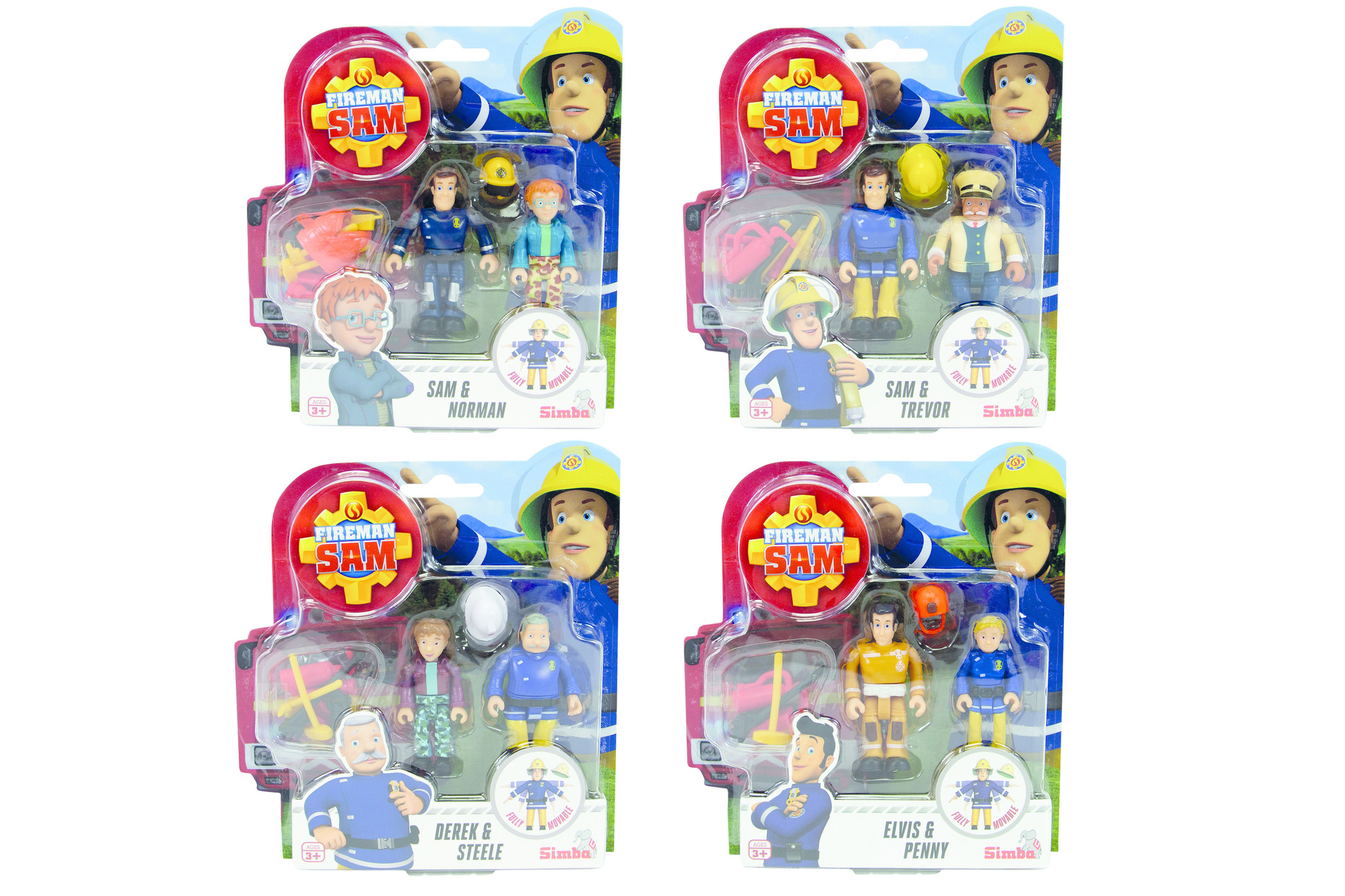 Brandweerman Sam - Figuur 2-pack - 1 exemplaar