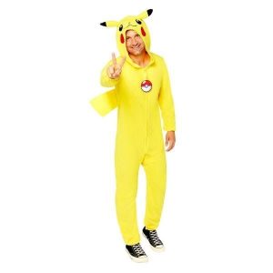 Pokémon – Kostuum Jumpsuit Pikachu (volwassene-M)