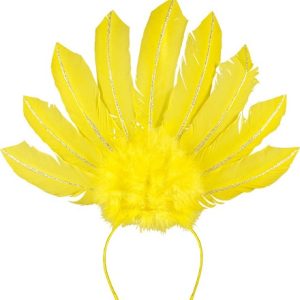 Diadeem Samba – neon geel