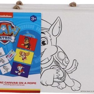 Paw Patrol – Schilderset (3x canvas aan touw + verf)