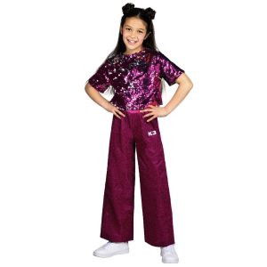 K3 – Verkleedpak Glitter roze (3-5jaar)