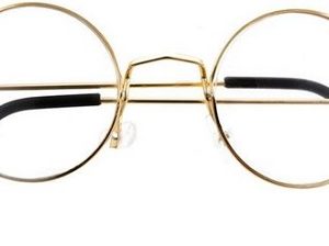 Bril Kerstman (goud montuur)