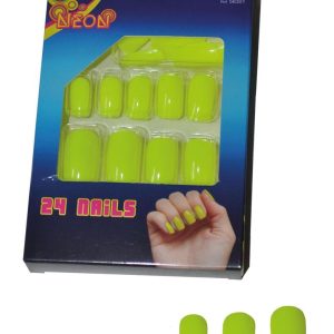Kunstnagels 24stuks – Fluo geel