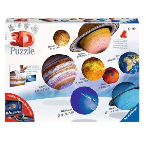 Ravensburger – 3D Puzzel (522stuks) – Planetensysteem