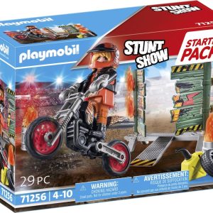 PM Stuntshow Starterpack – Motor met vuurmuur 71256