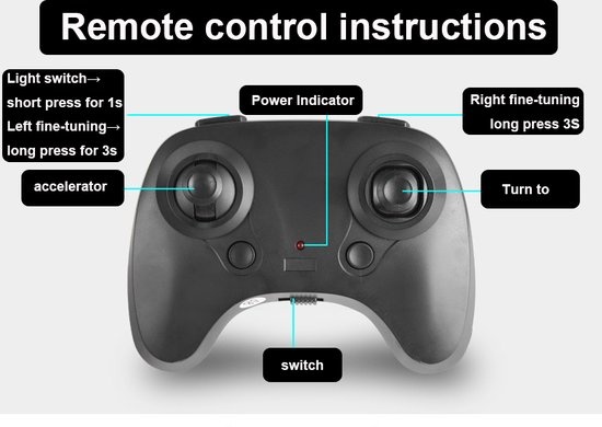 Wonky Monkey R/C Vliegtuig Glider - rood - Afbeelding 2