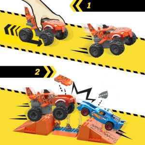 MEGA Hot Wheels Monster Trucks Smash & Crash – Tiger Shark