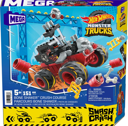 MEGA Hot Wheels Monster Trucks Smash & Crash - Bone Shaker - Afbeelding 6