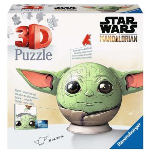 3D Puzzel (77stuks) – Disney Star Wars The Mandalorian – Grogu met oren