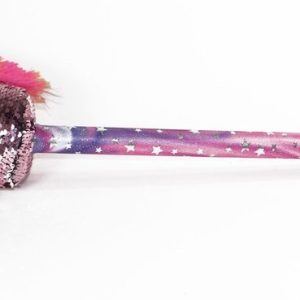 JollyStar Stokpaard Glitter – Roze