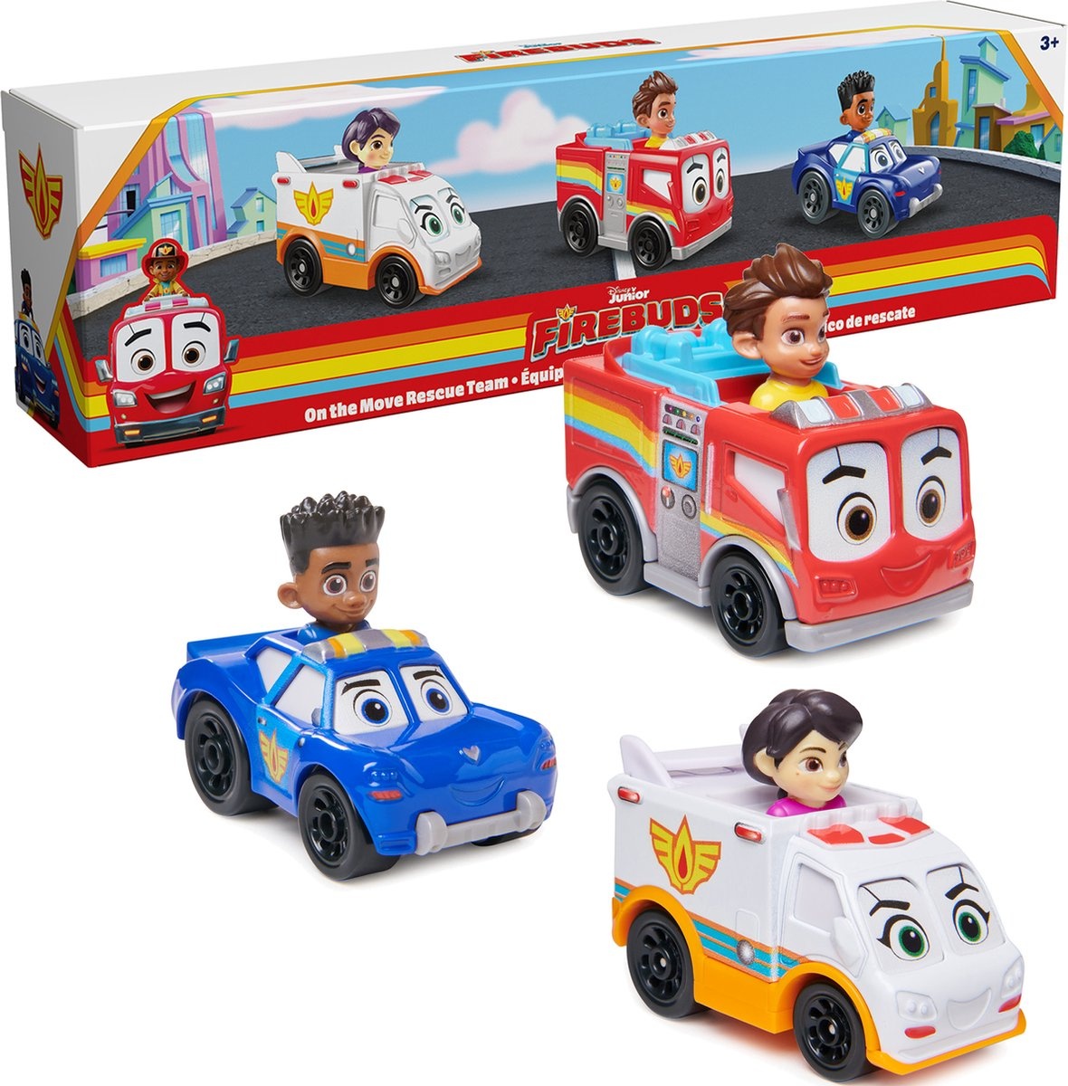 Disney Junior Firebuds - Voertuigen (3-pack)