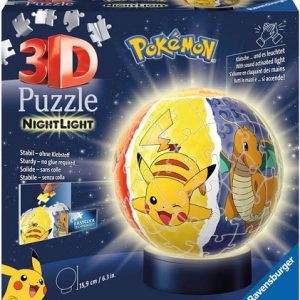 3D Puzzel (72stuks) – Nachtlicht Pokémon