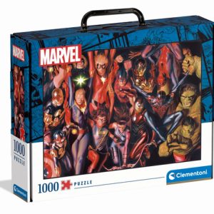 Clementoni Puzzel (1000stuks) – Brief Case Marvel (in koffer)