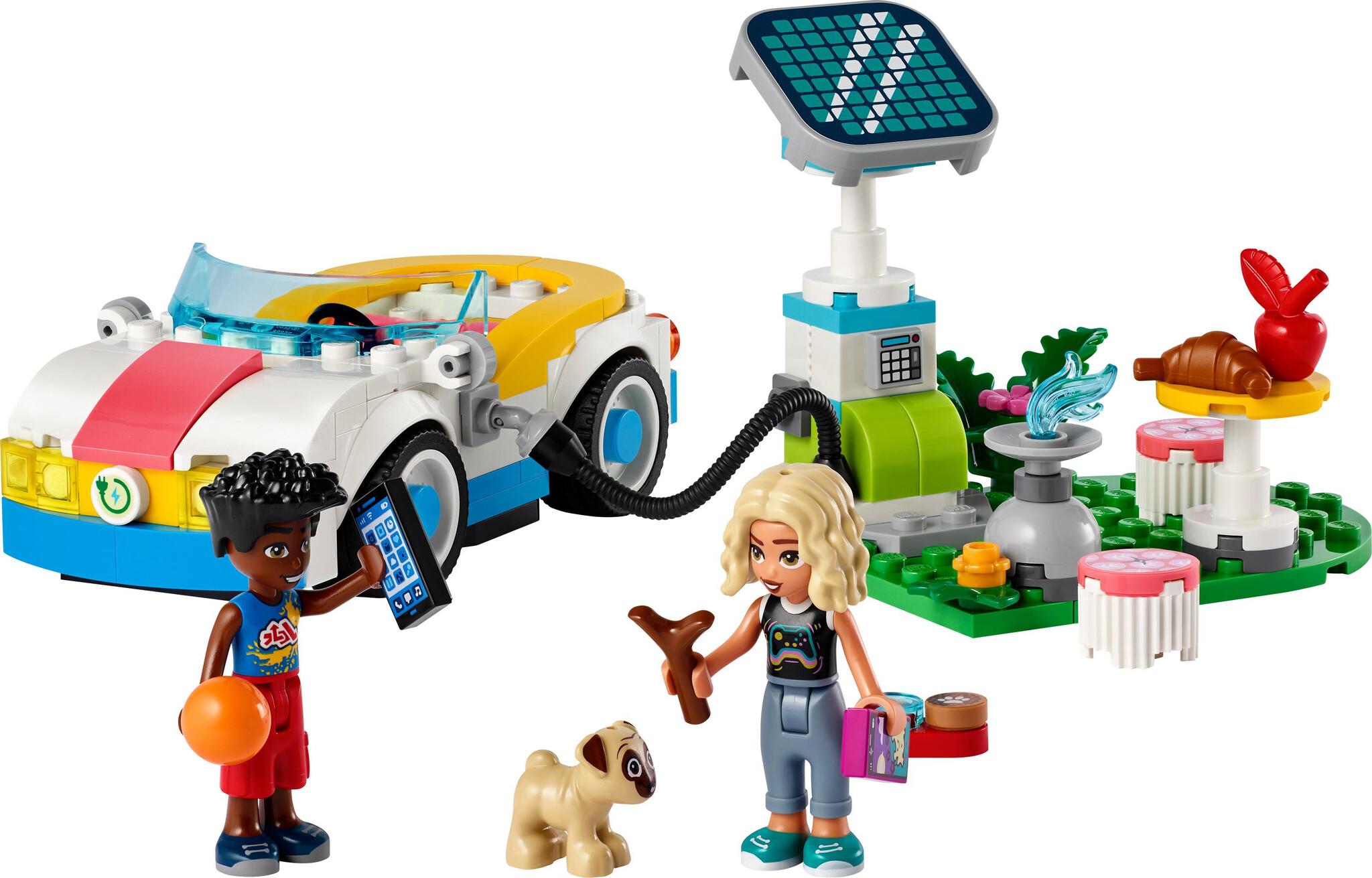 LEGO Friends Elektrische auto en oplaadpunt - 42609 - Afbeelding 3