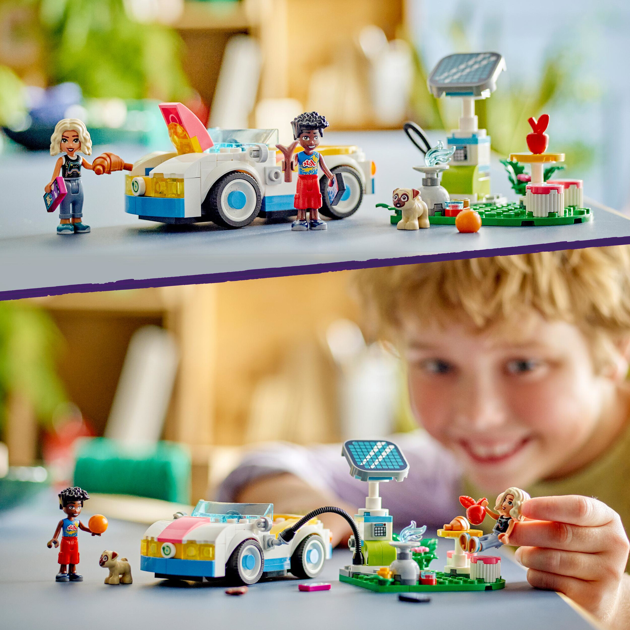 LEGO Friends Elektrische auto en oplaadpunt - 42609 - Afbeelding 8