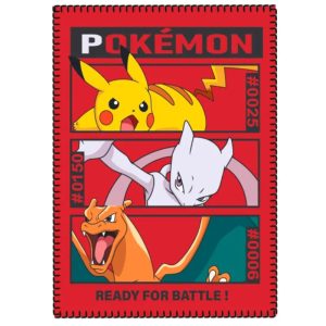 Pokémon – Polar fleecedeken (100x140cm) – rood