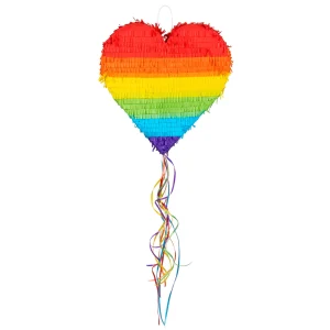 Trekpiñata – Hart regenboog (37x36x7,5cm)