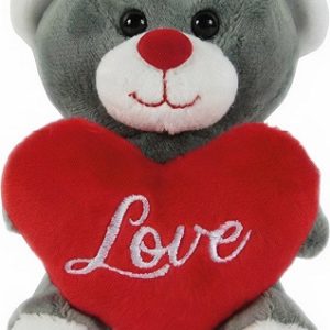 Knuffelbeer met hartje Love – 12cm
