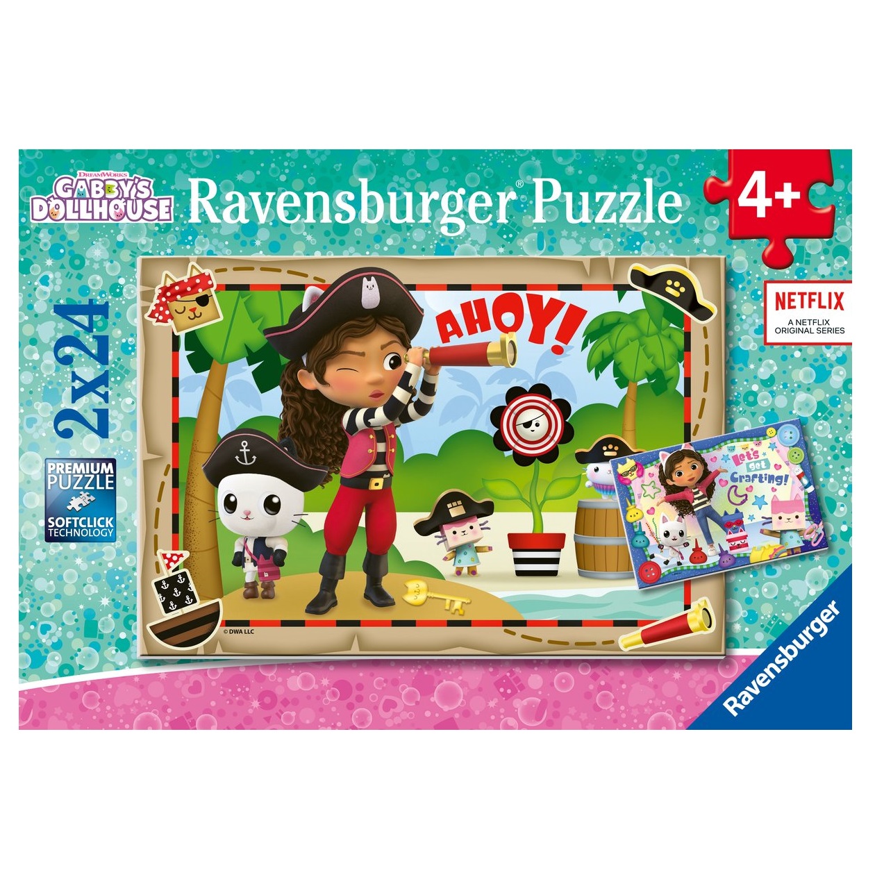 Ravensburger - Puzzel (2x24stuks) - Gabby's Dollhouse