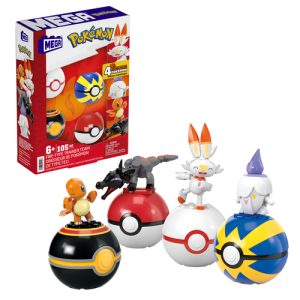 Mega Construx Pokémon – Fire-Type Trainer Team