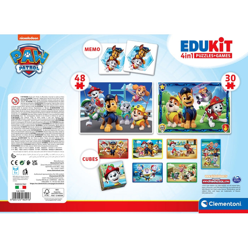 Clementoni - Edukit 4-in-1 Paw Patrol - Afbeelding 4