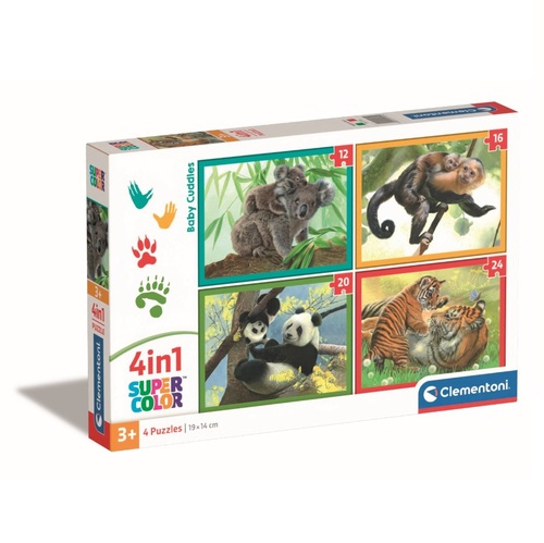 Clementoni Puzzel - 4in1 Noli Baby Cuddles
