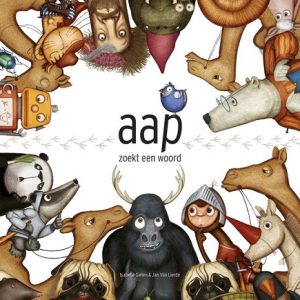aap zoekt een woord