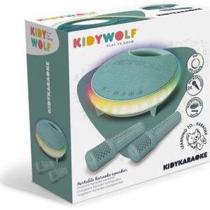 Kidywolf Karaokeset met microfoons – Groen