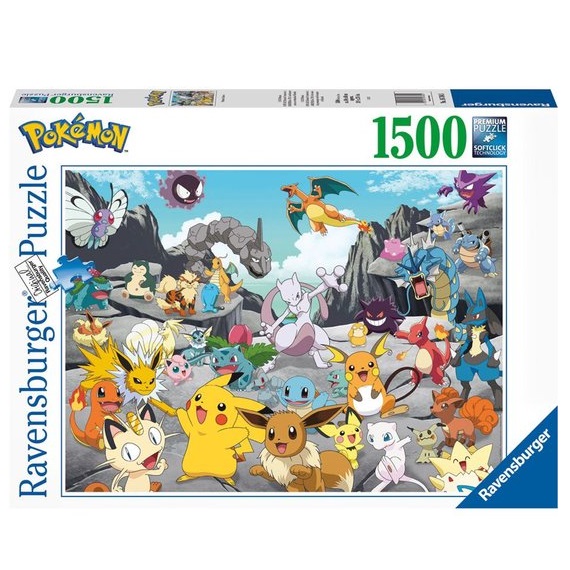 Ravensburger Puzzel (1500stuks) - Pokémon Classics