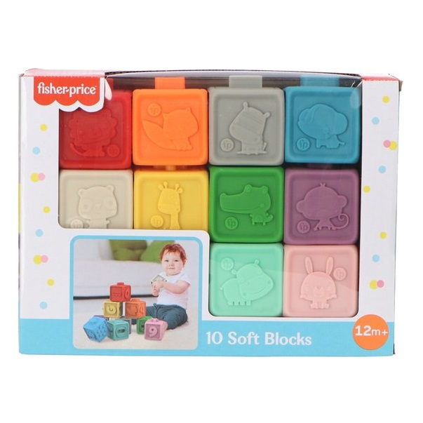 Fisher-Price Baby 10 Zachte Blokken Baby's First Blocks