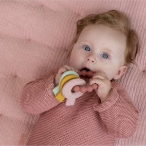 Little dutch siliconen bijtspeeltje roze