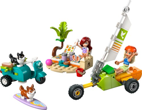 LEGO Friends - Surf- en scooterplezier met honden - Afbeelding 2