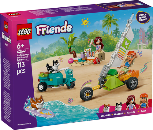 LEGO Friends - Surf- en scooterplezier met honden - Afbeelding 5