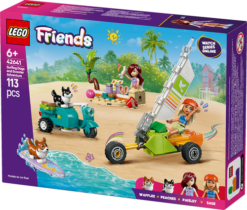 LEGO Friends - Surf- en scooterplezier met honden - Afbeelding 6
