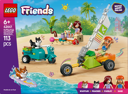 LEGO Friends - Surf- en scooterplezier met honden - Afbeelding 7