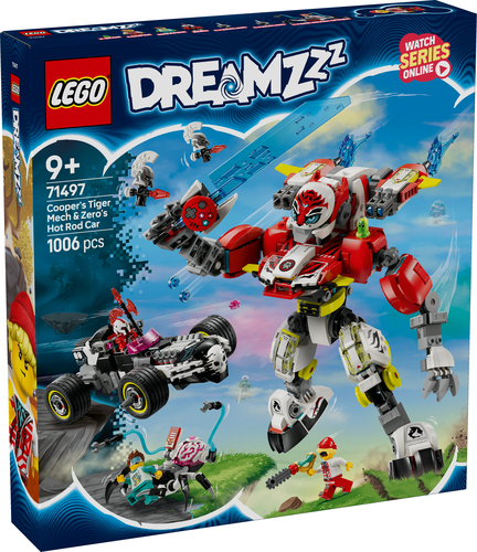 LEGO Dreamzzz - Coopers tijgermecha en Zero's hot rod auto - Afbeelding 8
