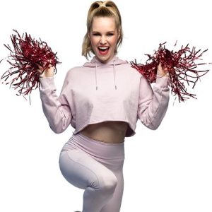 Pompoms metallic rood