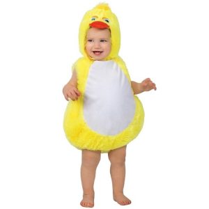 Kostuum Eend “Plucky Ducky” – Maat 6-12 maanden