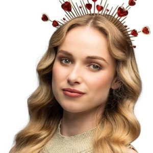 Diadeem halo kroon Juliette (hartjes)