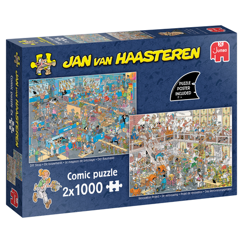 Jan van Haasteren - De Verbouwing & De Bouwmarkt (2x1000stuks)