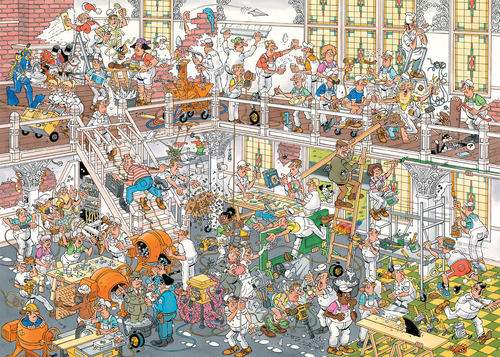 Jan van Haasteren - De Verbouwing & De Bouwmarkt (2x1000stuks) - Afbeelding 3