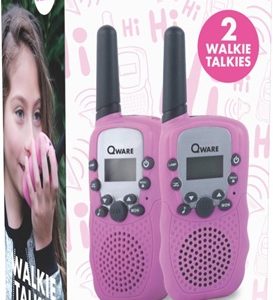 Qware – Walkie talkie set (Roze)