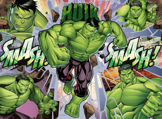 Ravensburger - Puzzel (100stuks XXL) - Marvel hulk - Afbeelding 2