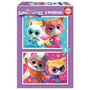 Educa – Puzzel 2X20 st. Super Kitties