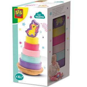 SES – Houten stapeltoren unicorn
