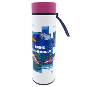 Minecraft – Thermofles 450ML Axolotl (met thermometer)