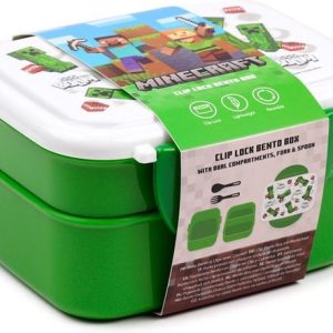 Minecraft – Bento Lunchbox (met bestek) Creeper & TNT