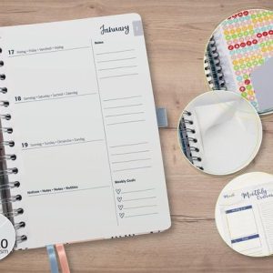 Agenda Jolie 2026 Inspire Glamorous Leaves