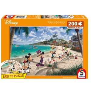Schmidt Puzzel (200stuks) – Disney: Mickey en Minnie in Florida